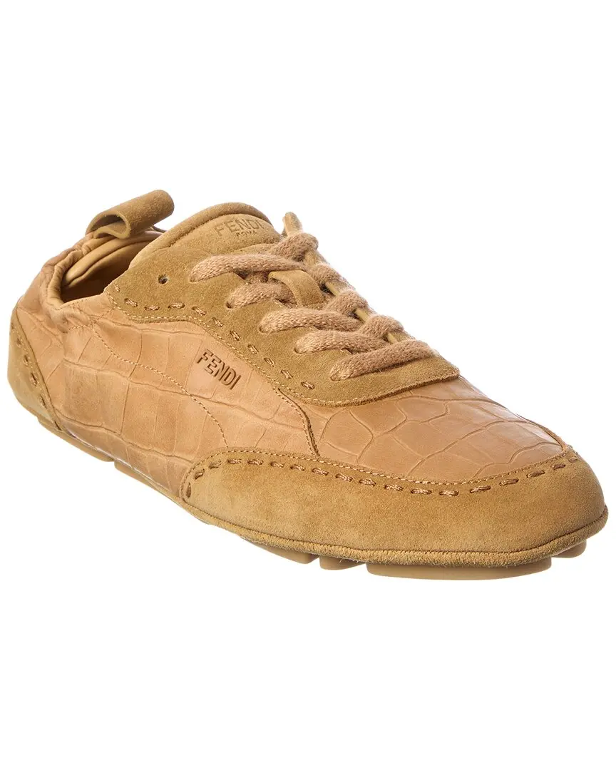 FENDI Leather & Suede Sneaker