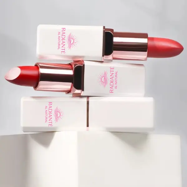 Radianté Vegan Lipstick - 100% Plant-Based, Moisture-Rich Formula, 8-Hour Wear, Smooth Application, Natural Ingredients, Versatile Shades, Hydrating & Nourishing