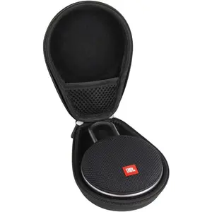 Hermitshell Hard Travel Case for JBL Clip 3 Portable Waterproof Wireless Bluetooth Speaker EVA Material Black 4.3x5.9x2.2 inch
