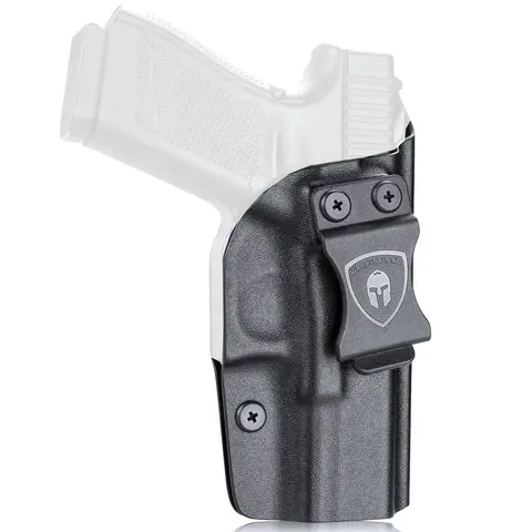 WARRIORLAND IWB Kydex Holster Custom Fit: G19Gen6,G17/G19/G26/G34 Gen 3-5,G17/G19/G34 Gen 4-5 MOS,  G19X/G44/G45,G22/23/31/32/27/33 Gen 3-4,G26/G45/G47 Gen 5 MOS,Right Hand DealsforYouDays, Competition, Belt Clip Holster, Concealed Holster