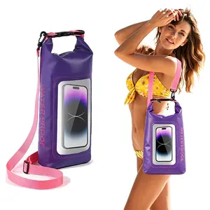 Waterproof bags, waterproof pouches, waterproof bags for kayaking, waterproof dry bags for kayaking, large waterproof phone pouches, 2-liter roll-top waterproof pool bags