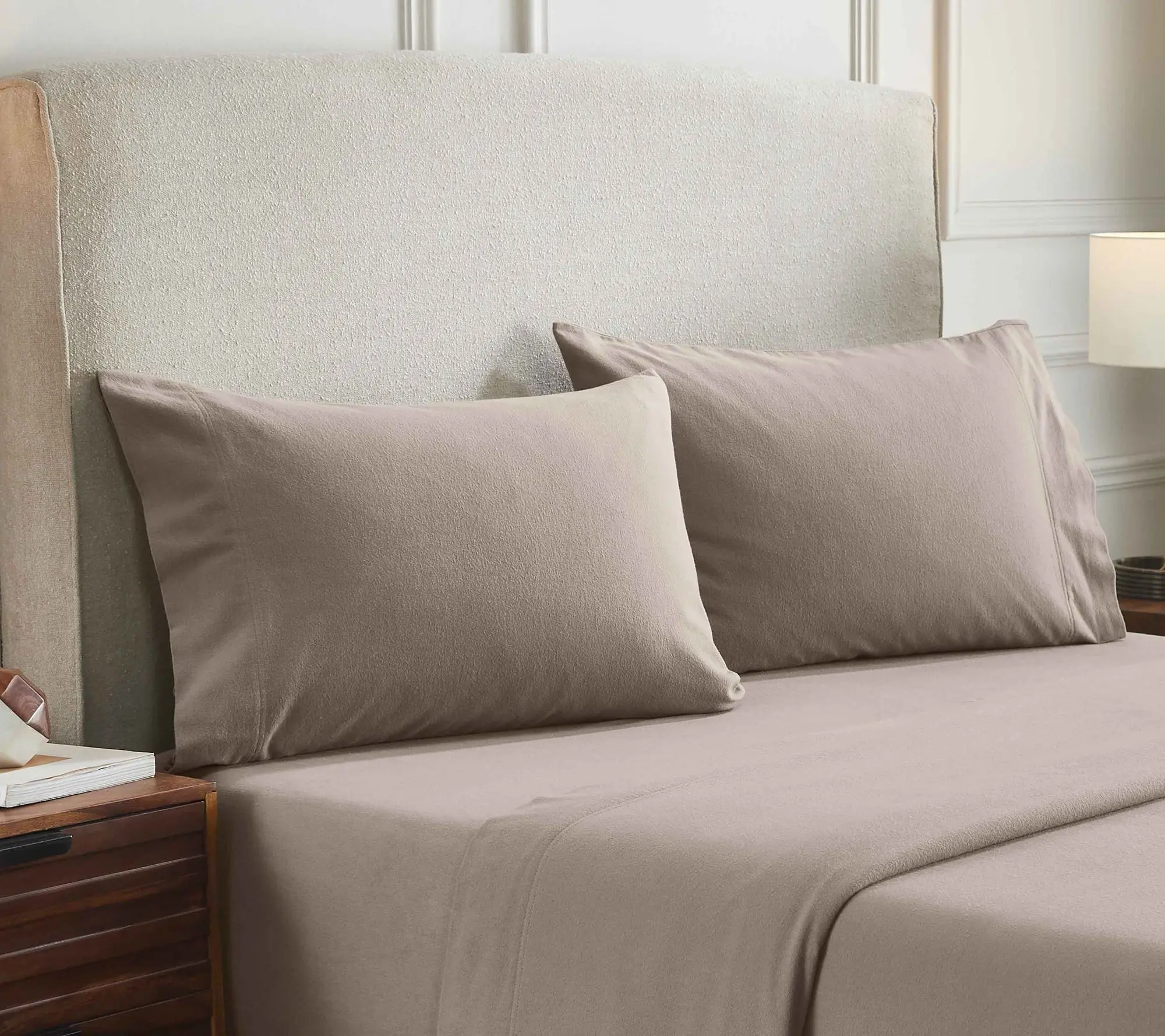 Superior Rome Flannel Solid Sheet Set, Twin