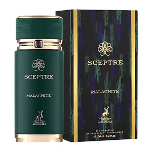 Maison Alhambra Sceptre Malachite for Unisex Eau de Parfum Spray, 3.4 Ounce