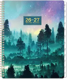 2026-2027 Monthly Planner/Calendar - 2 Year Monthly Planner 2026-2027, Jan. 2026 - Dec. 2027, 9" × 11", 2 Year Calendar with Tabs, Twin-Wire Binding, Back Pocket, Holiday ＆ Note Pages