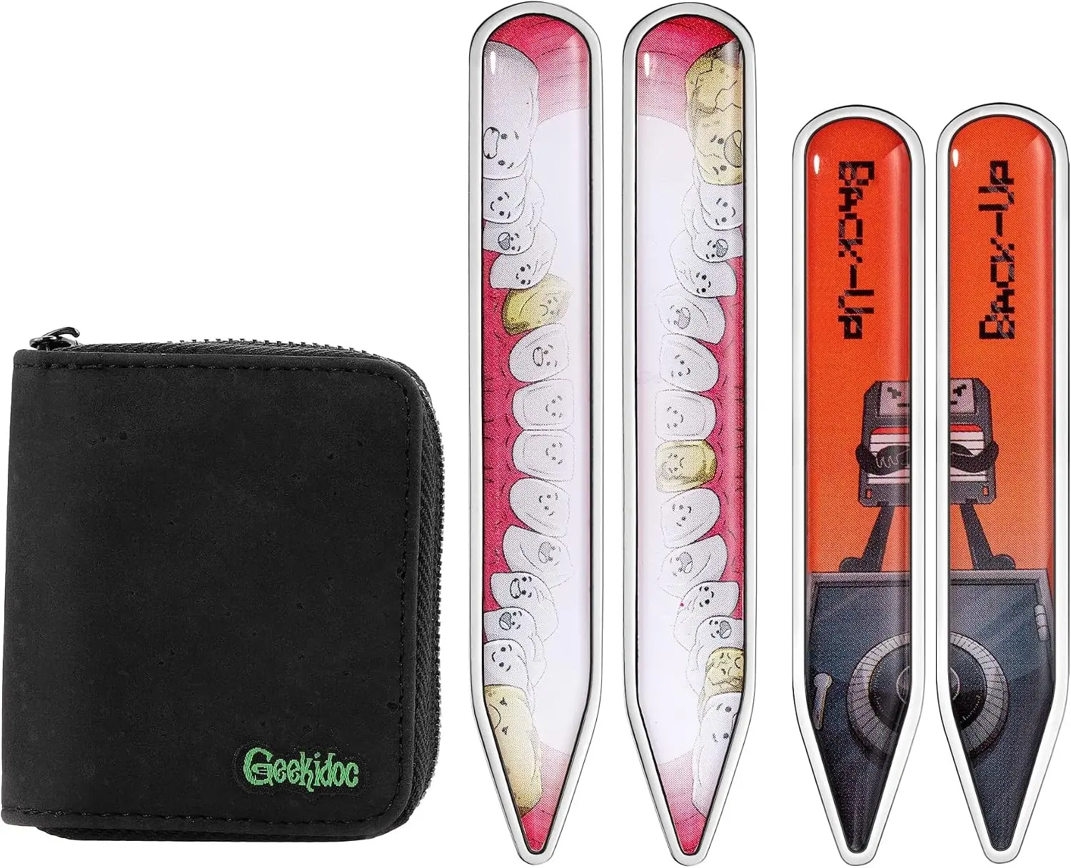 Stainless Steel Collar Stays for Men | Collar Insert Set Made with Surgical Grade Stainless Steel