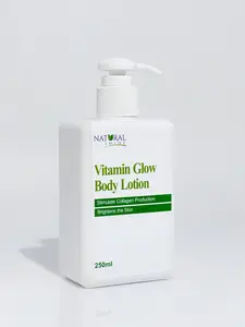 Natural Vitamin Glow Body Lotion - Daily Moisturizer for All Skin Types - 250ml - Hydrates & Brightens Skin - Stimulates Collagen Production