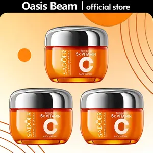 【BUY 1 GET 2 FREE】5X Vitamin C Face Cream, Moisturizing, Hydration &Nourishing Face Cream,Facial Moisturizer for FineLines, Wrinkles Organic Lotion