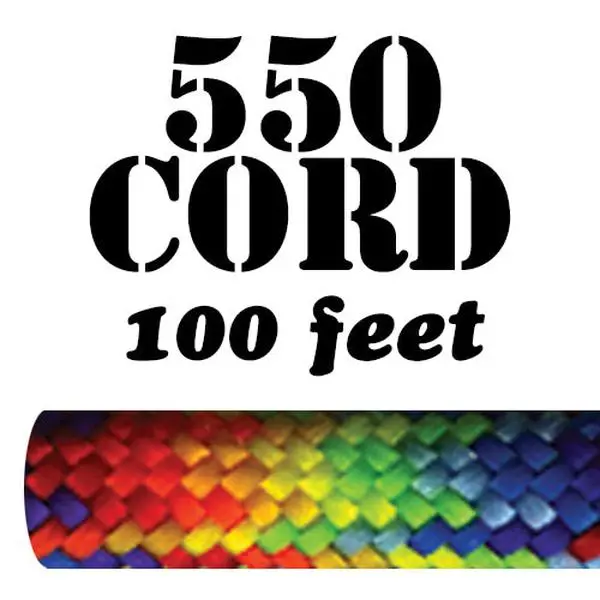 550 Paracord Cord (100ft) 550 Paracord Cord (100ft)