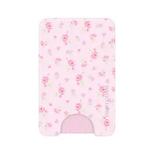 Dainty Pink Floral MagSafe Wallet