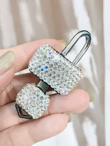 Luxury Diamond Mini Safety Lock, Star Drill Flow Key Lock, Home Drawer Cabinet Power Meter Box, Portable Single Open Anti-Theft Lock, Aesthetics, Security