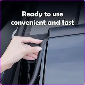 [ 31.50inch*2Pcs ] for Tesla Model 3/Y/X/S Car Door Edge Seal Strip Rubber Weatherstrip Waterproof Soundproof Auto Sealant Strip Vehicle Interior Car Door Protector