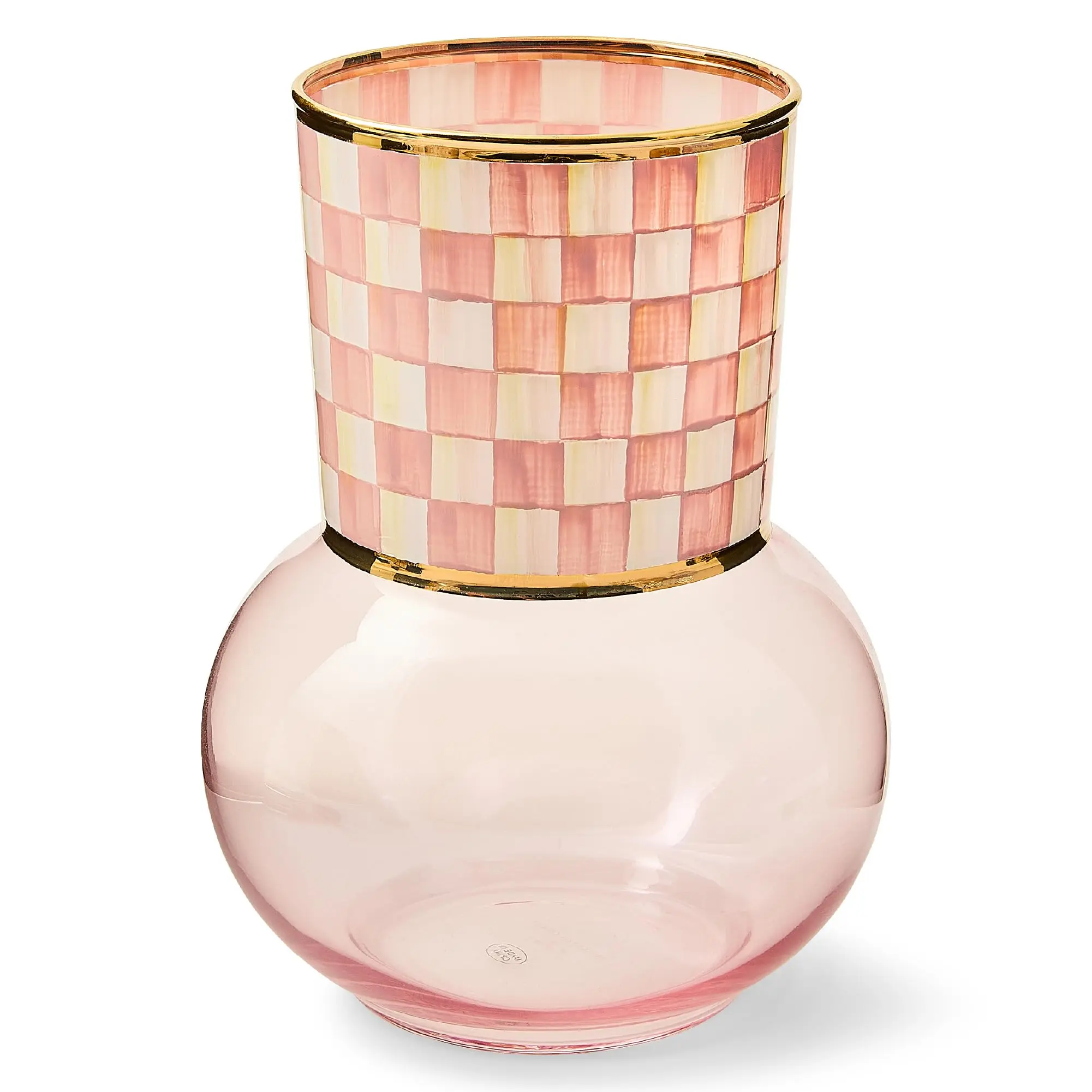 MACKENZIE-CHILDS Glass Vase, Unique Flower Vase Decor, Bouquet Holder for Living Room Use