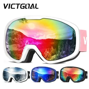 VICTGOAL Ski Goggles, 1 Count Double Layers Anti-fog UV400 Windproof and Snowproof Ski Glasses, Outdoor Skiing Polarized Snow Lenses, Snow Sports Equipment