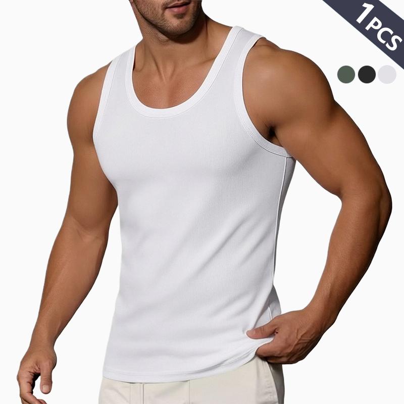 Clean Gent men's solid color shapewear vest, breathable and comfortable shapewear vest, men's shapewear for all seasons, men's wardrobe must-have sports vest, comfortable and practical men's clothing, men's sportswear