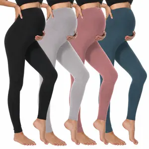Summer Maternity Shaping Leggings: Slimming Outerwear and Underwear; High-Stretch, Figure-Hugging 3/4-Length Maternity Shorts