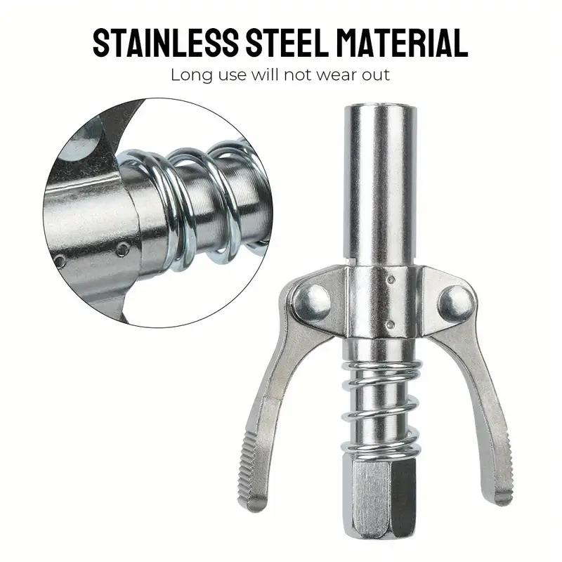 Lock-clamp high-pressure grease nozzle; new model grease gun tip; electric and manual grease guns; manual grease nozzles