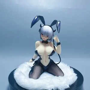 Meir House Beauty Series Nanami Rabbit Girl 1/6 Sitting PVC Collectible Statue Model Figure Collectible Figurine Boxed Handmade Collectible Toy Gift
