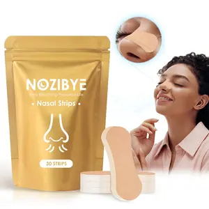 Nozibye Anti-Snore Nasal Strips for Sleep, Drug-Free Nose Strips for Better Airflow, Helps Reduce Snoring from Stuffy Noses, Comfortable & Easy to Wear