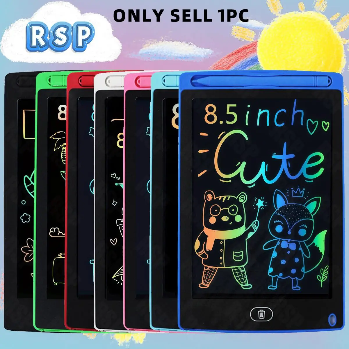 LCD Writing Board, 1pcs Reusable Electronic Drawing Board with Pen, Digital Writing Tablet, Digital Drawing Pad, Educational Toy for Boys & Girls, Gift for Boys & Girls