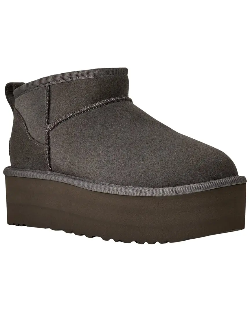 UGG Classic Ultra Mini Platform Suede Boot