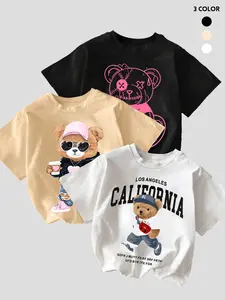 Women's Casual T-Shirt Set, 3-Piece Comfortable & Stylish Design, Perfect for Daily Wear, Ladies' Fashion Essentials Collection
