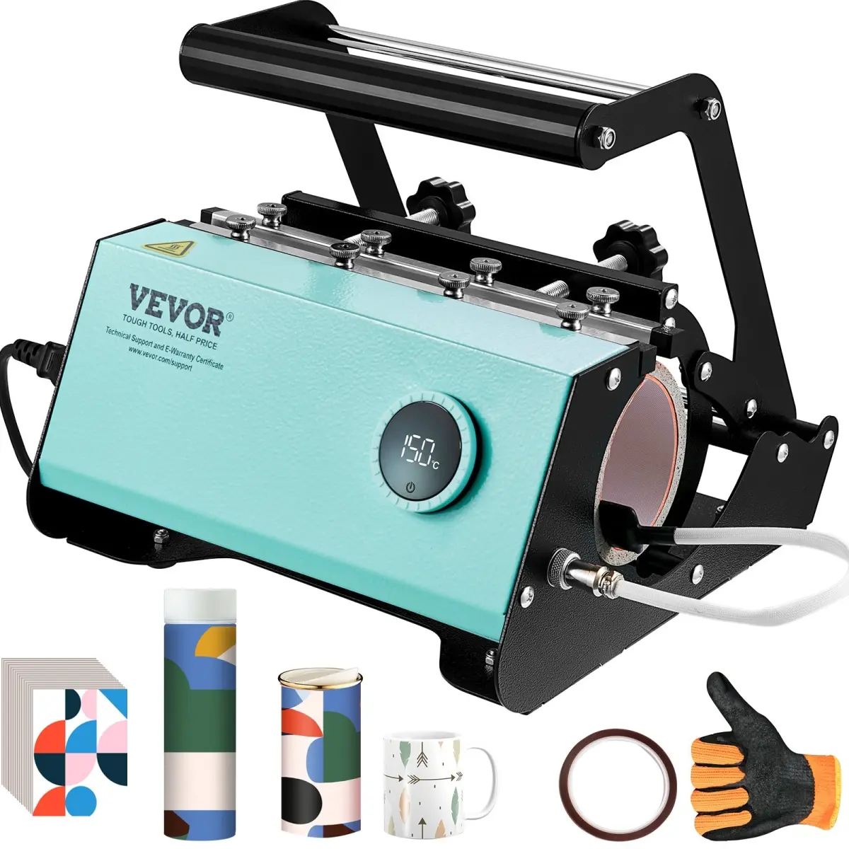 Vevor SDAYKBJLS600DEWBMV1 11-30 oz Mug Heat Pressing Machine