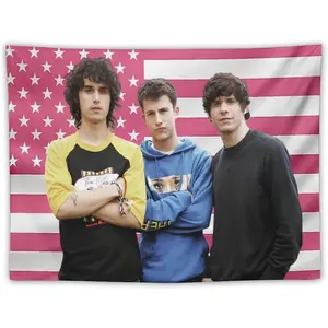 Wallows Flag Tapestry Wall Tapestry Poster Suitable for College Dormitory Cave Bedroom Living Room Party Decoration Merch