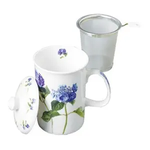 Ashdene Hydrangea Mug with Infuser