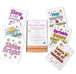 Color-Your-Own Affirmations Cards