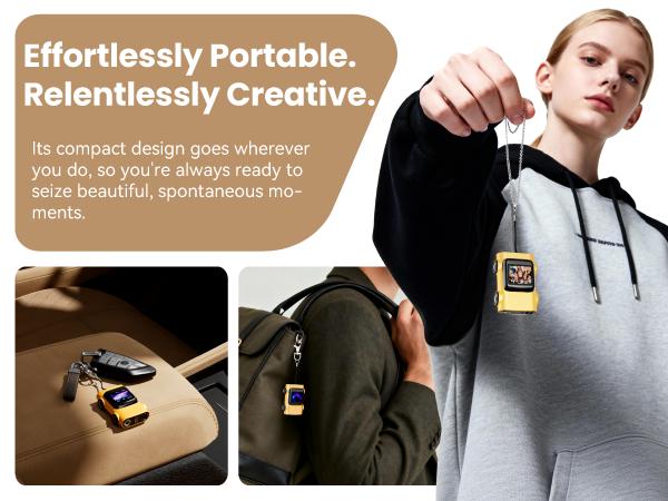 Dual mode 4K high-definition recording and photography, 32GB large memory. Specially designed for short video creators, vlog、 Suitable for all scenarios upon unboxing, the first choice for beginners in self media, and easy release of popular videos!