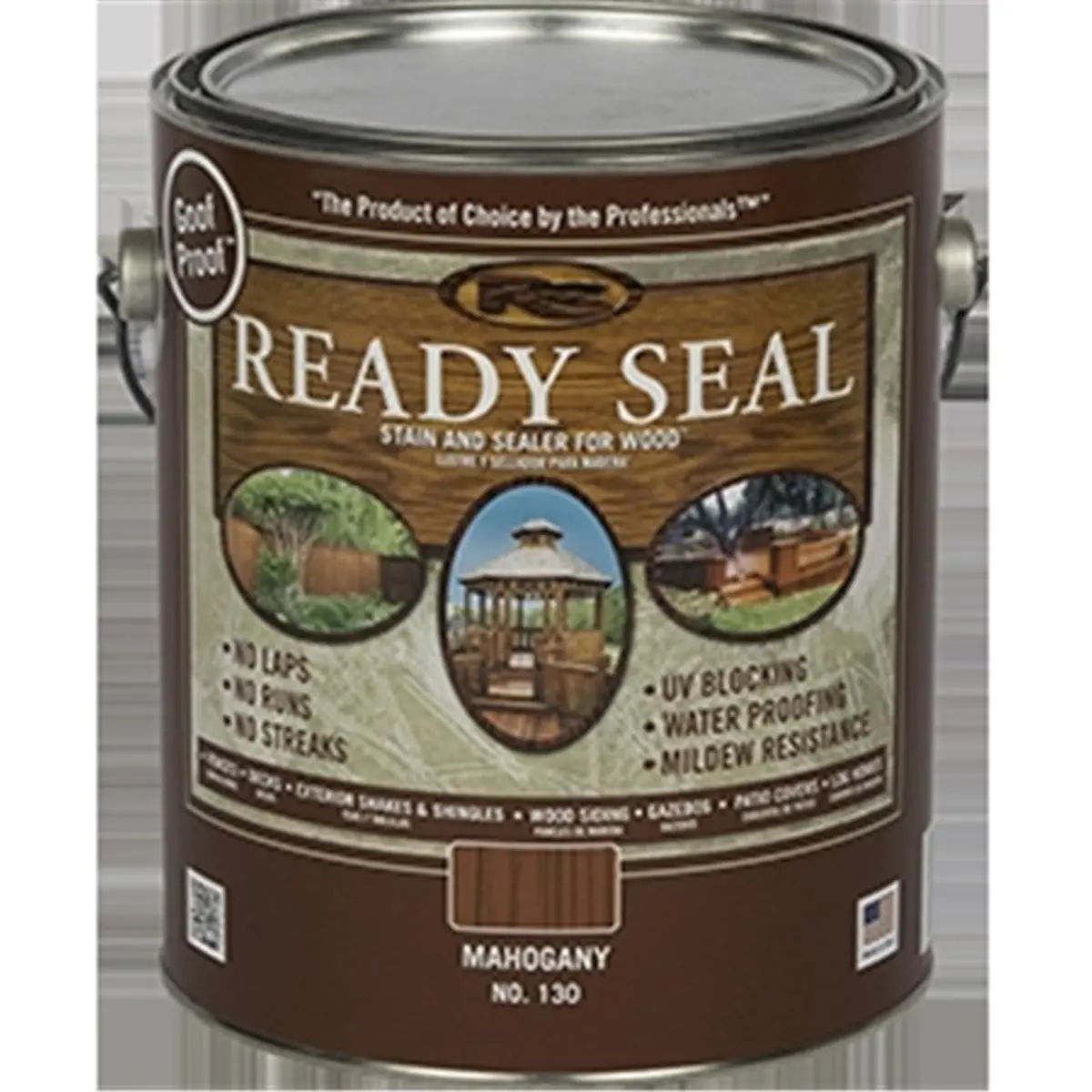 Ready Seal 816078001302 130 1g Stain & Sealer for Wood - Mahogany