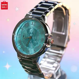 MINISO Hatsune Miku Star Moon Knight Series - Surprise Blind Box Wristwatch, Cute Anime Merchandise Versatile Suitable For Birthday Gift Everyday Wear