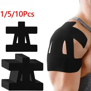 1/5/10PC Precut Kinesiology Tape for Shoulder Support & Stability,Shoulder Pain Relief Athletic Tape - Waterproof & Elastic