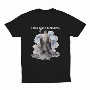 I Will Never Elaborate Graphic Tee