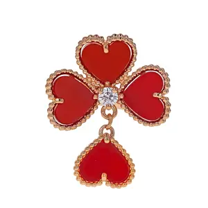 Pre-owned Van Cleef & Arpels Sweetheart Ring Size 51