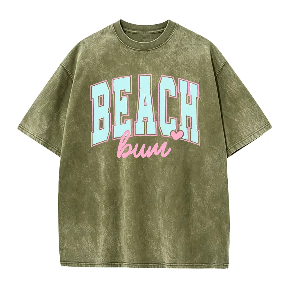 Washed T-shirt-Green