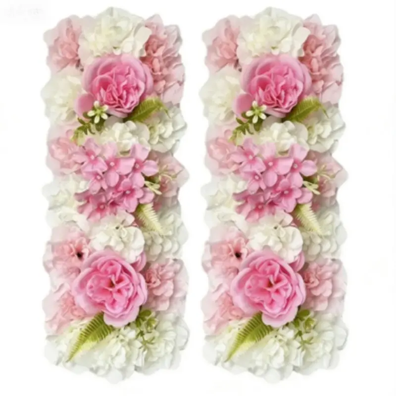 Wedding Arch Artificial Flowers Set, Floral Panel Decor, Lifelike Rose Silk Peony Hanging Ornament, Romantic Wall Decoration, Artificial Mixed Flower, Artificial Flower Arrangements, Artificial Flower Decorations