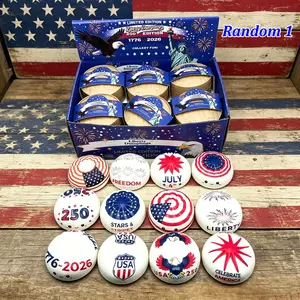 New Replica Baozi Stress Relief Toy, Slow Rebound Dough Ball, Prank Toy with Steamer Basket, USA Anniversary Edition, Fun and Relaxing