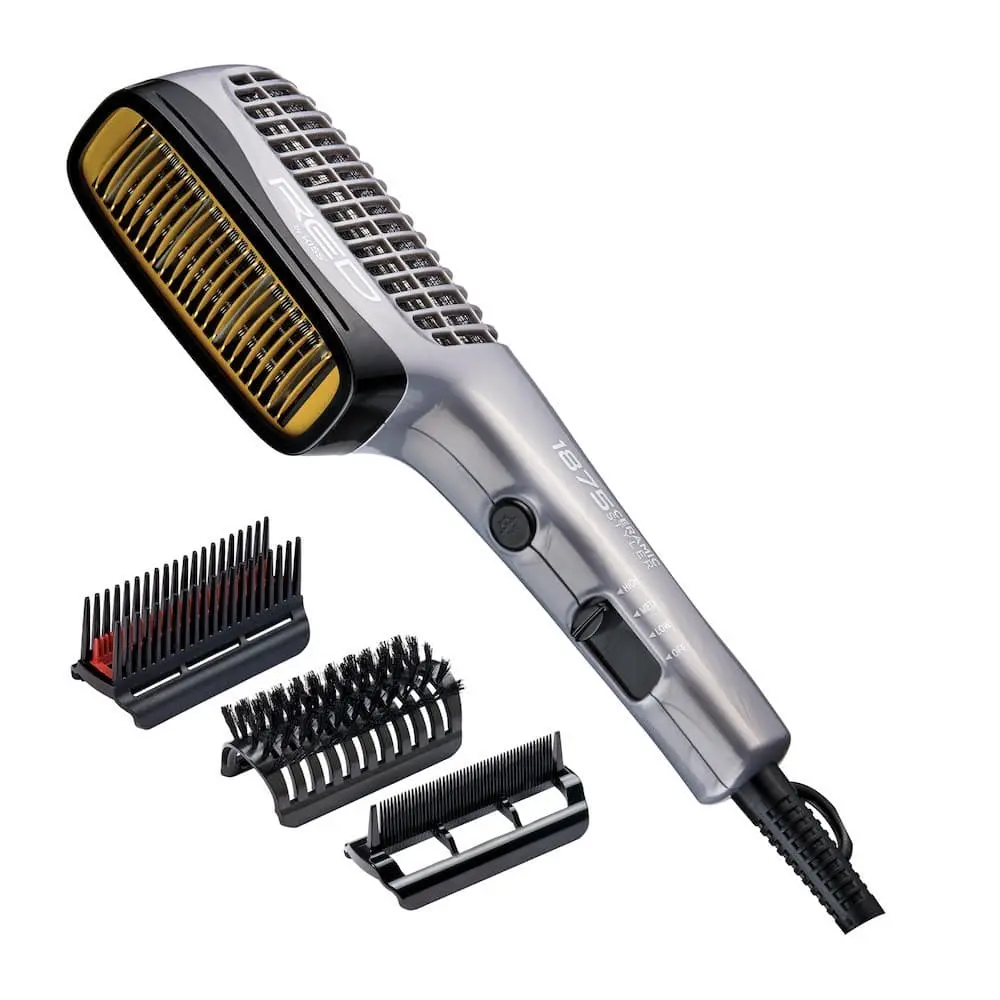 RED by KISS 1875 Ceramic Ionic Styler 3 Styling Attachments