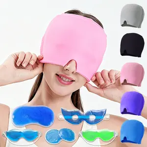 Reusable Cold Hot Gel Eye Mask, Sleep Eye Mask, Ice Eye Patch, Relieves Fatigue Anxiety, Circles Puffiness, Home Office Travel Yoga
