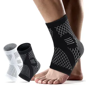 1Pcs Ankle Support Brace for Women Men, Ankle Protective Compression Sleeve for Running Hiking Basketball, Ankle Compression Cuff