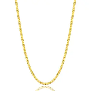 Chain for Men, 2.5mm 3mm Mens Stainless Steel Box Chain Necklace Jewelry for Men