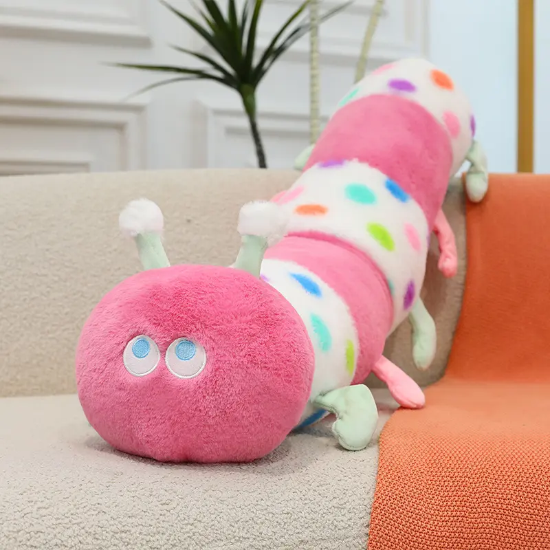 Caterpillar Doll Sleeping Leg Clamp Pillow Bedhead Pillow Long Pillow Plush Toy Doll