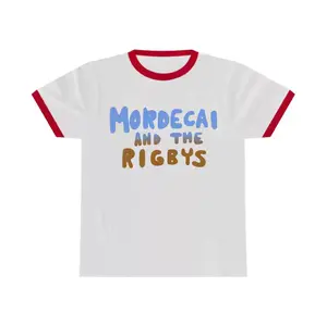 Mordecai and the Rigbys Ringer Tee, Unisex Ringer T-shirt