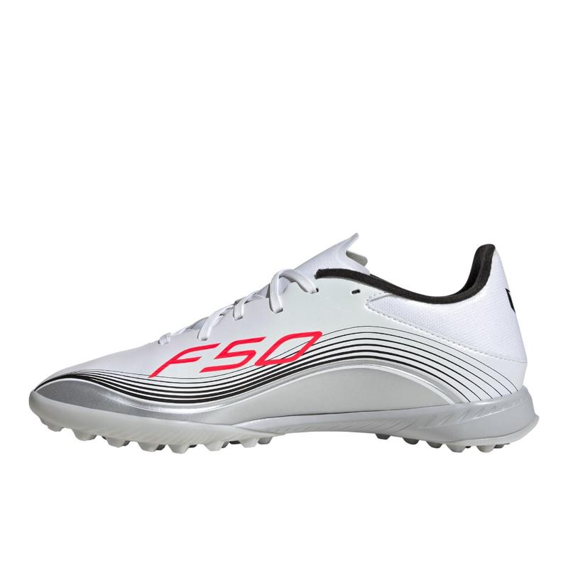 adidas Mens F50 Messi League Turf Football Sneakers Shoes - White