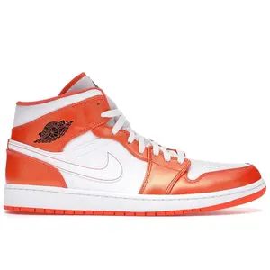 Jordan Men's 1 Mid Metallic Orange, from StockX