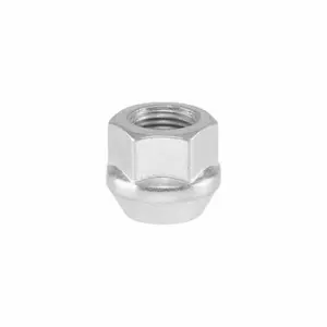 9/16 Open Bulge Acorn 13/16 Head Silver Lug Nuts