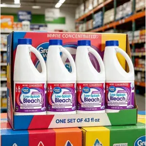 Low-Splash Concentrated Bleach – Lavender Scent (Laundry & Home Cleaning Solution)