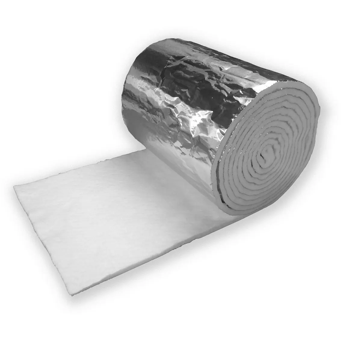 Foil-Faced Superwool Plus Insulation Blanket for Home Decor - 0.5 in x 48 in, 25 ft Roll Length, Lovely Silhouettes Insulation Roll