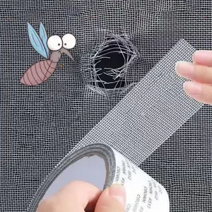 Self-adhesive Window Mesh Repair Seal Tape, Waterproof & Tear-resistant Insect Screen Fabric, Ideal for Window Screen Repair